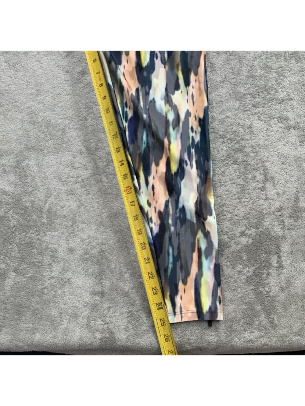 OYSHO Fitness Leggings Womens Medium Abstract Ankle Yoga Gym Workout Athleisure - Picture 5 of 13